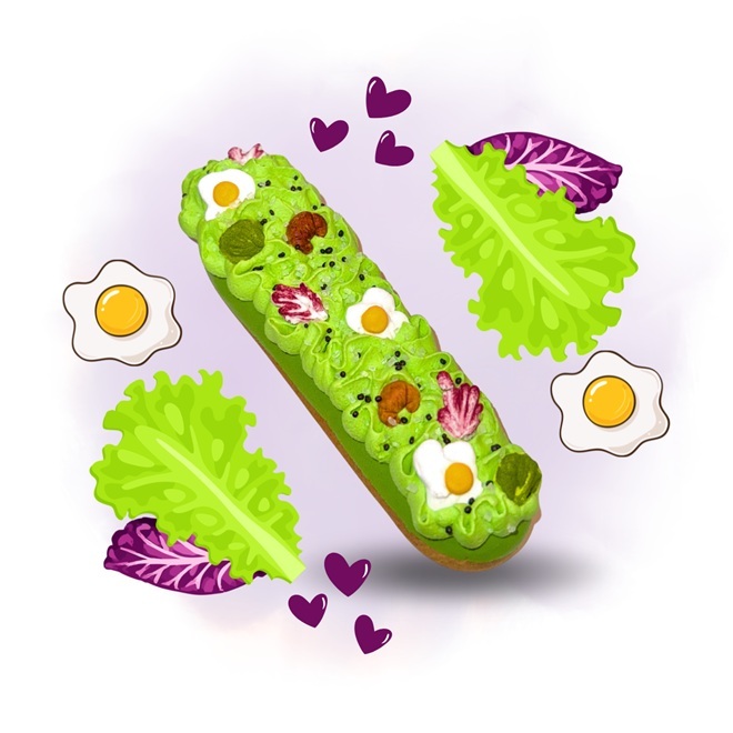 BISCOTTO GLASSATO ECLAIR "FOODIE" CANDY HORSE  